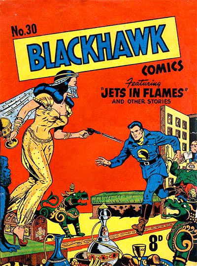 Blackhawk Comic (Youngs, 1949 series) #30 — Blackhawk Comics [July 1951?]