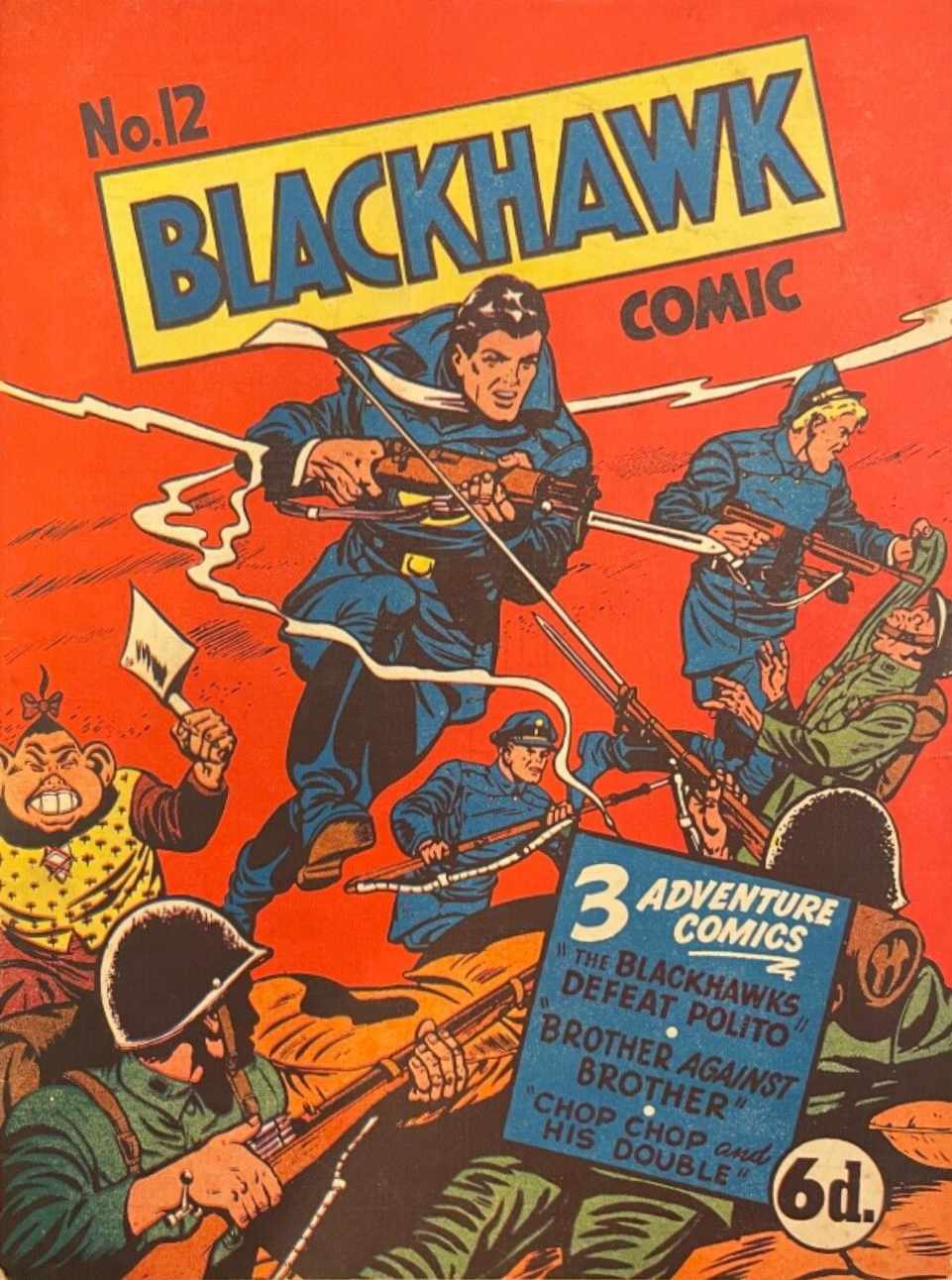 Blackhawk Comic (Youngs, 1949 series) #12 ([January 1950?])