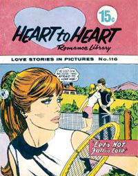 Heart to Heart Romance Library (Colour Comics, 1958 series) #116