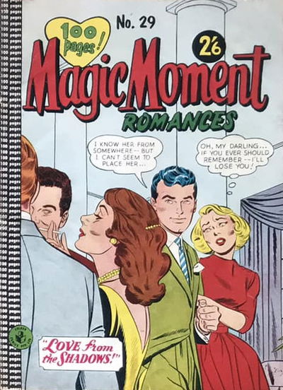 Magic Moment Romances (Colour Comics, 1957 series) #29 [February 1962?]