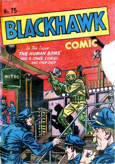 Blackhawk Comic (Youngs, 1949 series) #75 [April 1955?]