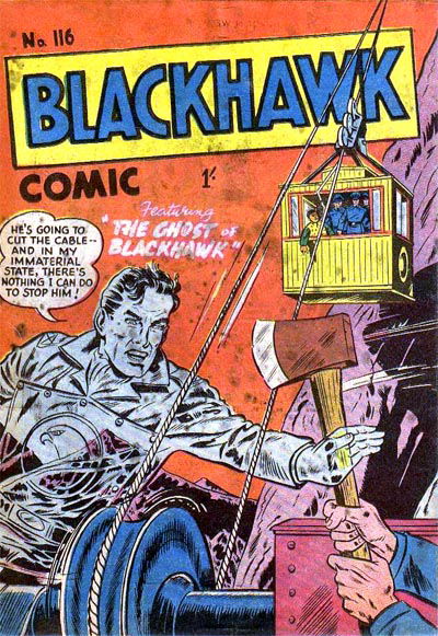 Blackhawk Comic (Youngs, 1949 series) #116 [September 1958?]