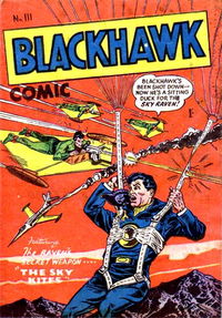 Blackhawk Comic (Youngs) #111 (June 1958?)