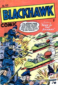 Blackhawk Comic (Youngs) #110 (May 1958?)