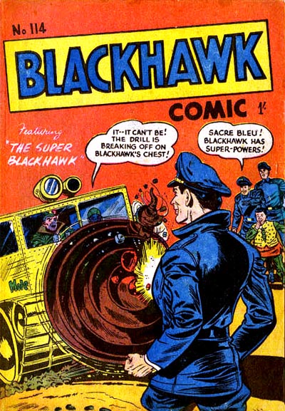 Blackhawk Comic  #114 ([September 1958?])