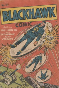 Blackhawk Comic (Youngs, 1949 series) #107 [December 1957?]