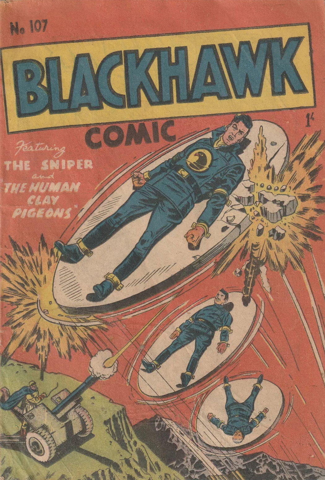 Blackhawk Comic (Youngs, 1949 series) #107 ([February 1958?])