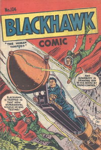 Blackhawk Comic (Youngs) #104 (November 1957?)