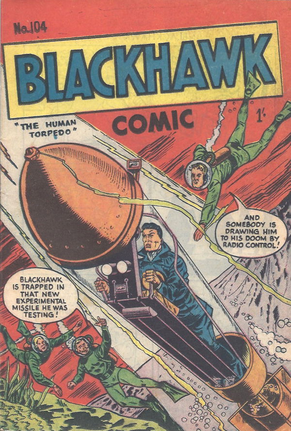 Blackhawk Comic (Youngs, 1949 series) #104 ([September 1957?])