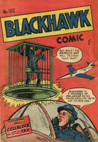 Blackhawk Comic (Youngs, 1949 series) #102 [July 1957?]