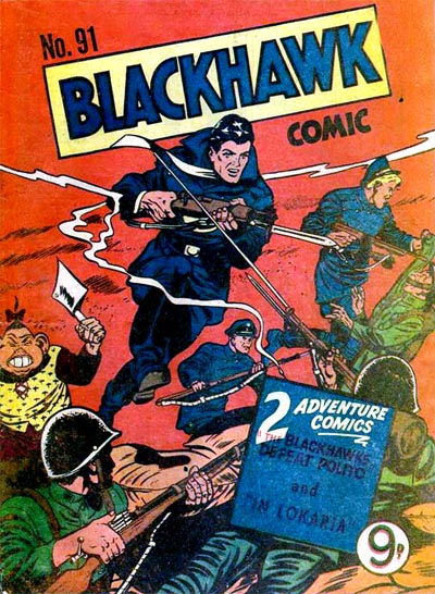 Blackhawk Comic (Youngs, 1949 series) #91 ([August 1956?])