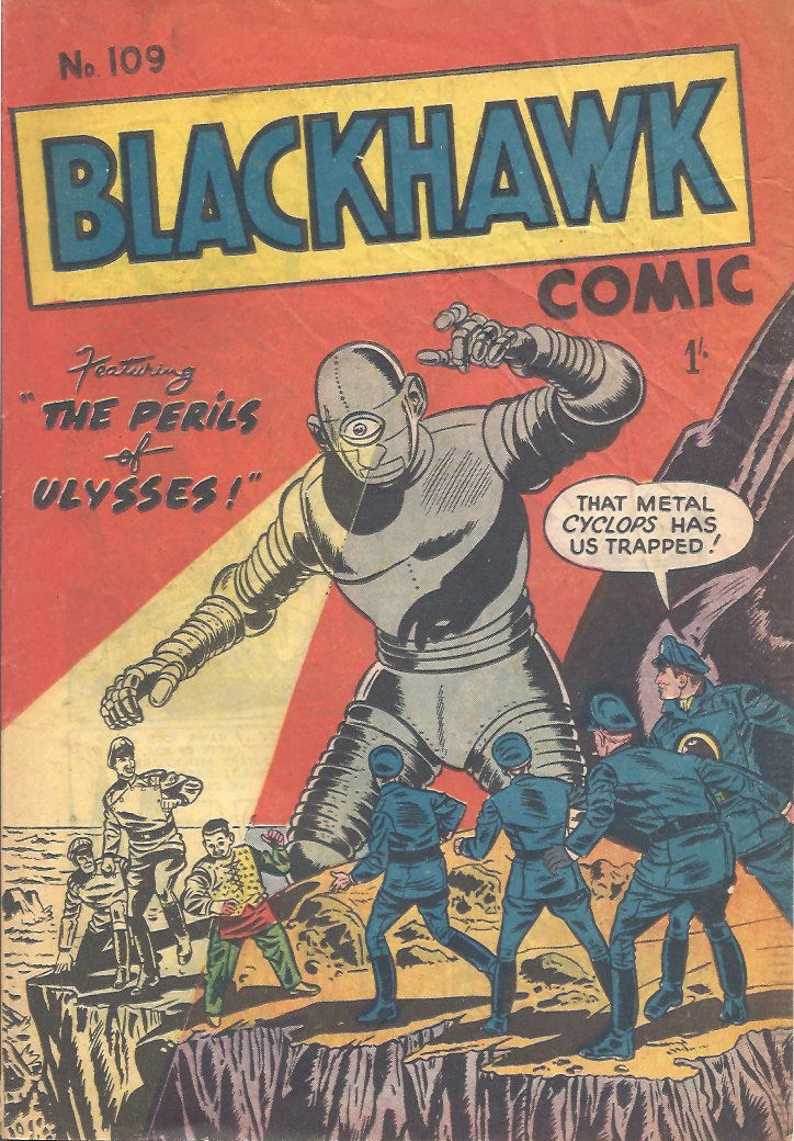 Blackhawk Comic (Youngs, 1949 series) #109 ([April 1958?])