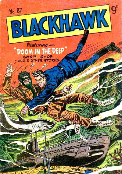 Blackhawk Comic (Youngs, 1949 series) #87 [April 1956?]