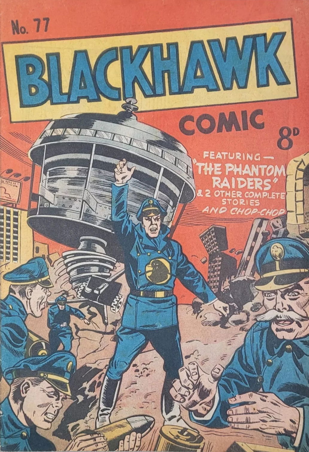 Blackhawk Comic (Youngs, 1949 series) #77 ([June 1955?])