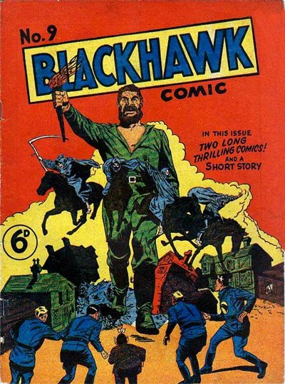 Blackhawk Comic (Youngs, 1949 series) #9 ([October 1949?])