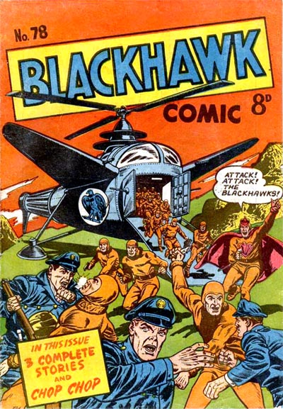 Blackhawk Comic (Youngs, 1949 series) #78 ([July 1955?])