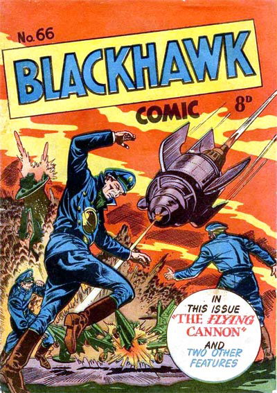 Blackhawk Comic (Youngs, 1949 series) #66 [July 1954?]