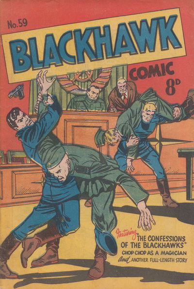 Blackhawk Comic (Youngs, 1949 series) #59 [December 1953?]