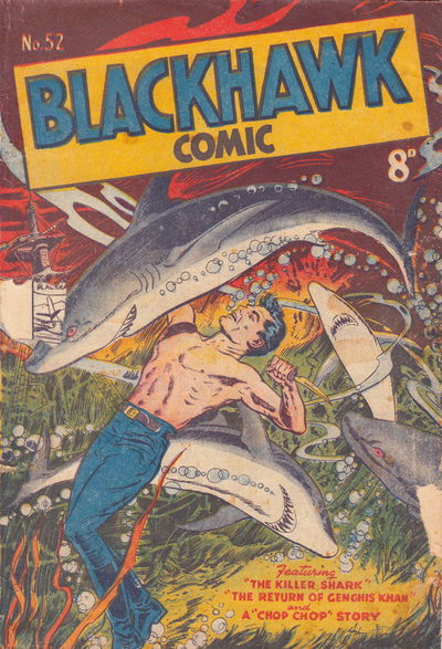 Blackhawk Comic (Youngs, 1949 series) #52 [May 1953?]