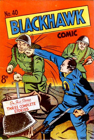 Blackhawk Comic (Youngs, 1949 series) #40 [May 1952?]