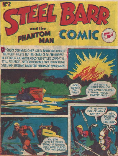 Steel Barr and the Phantom Man Comic (NZ Publisher, 1951 series)  #2 ([October 1950?])