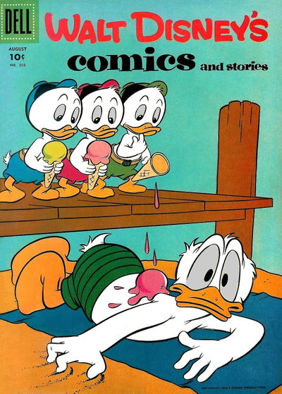 Walt Disney's Comics and Stories  v17#11 (203) (August 1957)