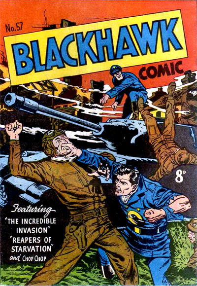 Blackhawk Comic (Youngs, 1949 series) #57 [October 1953?]