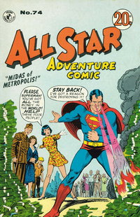 All Star Adventure Comic  #74 (April 1972)