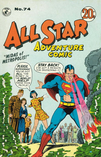 All Star Adventure Comic  #74 (April 1972)