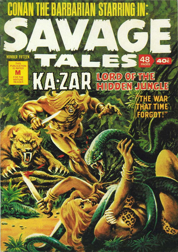 Savage Tales (KG Murray, 1975 series) #15 ([June 1977?])