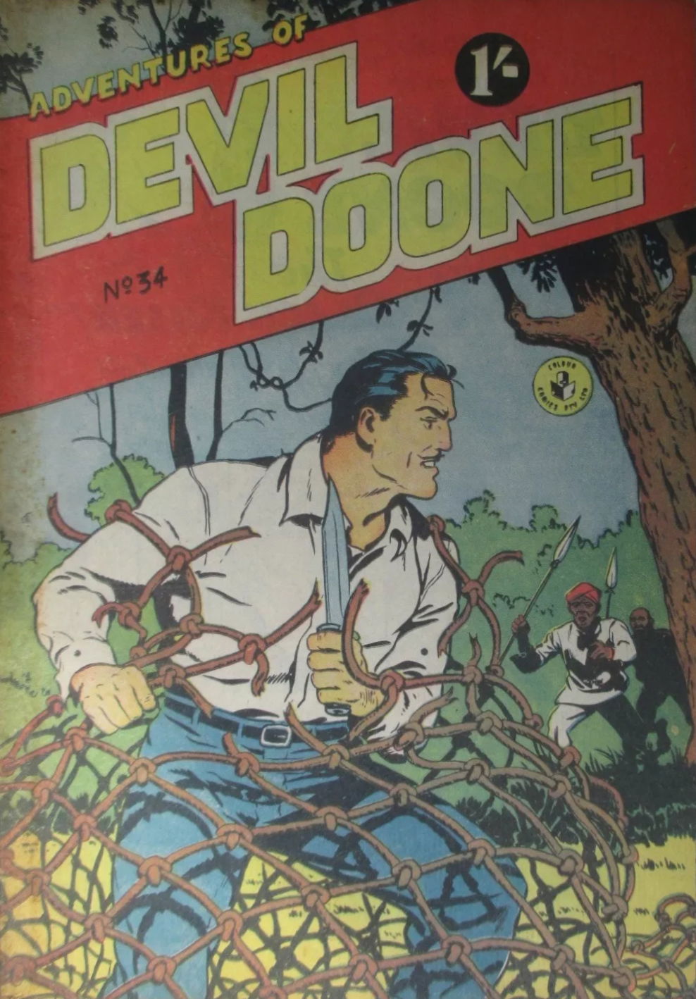 Adventures of Devil Doone (Colour Comics, 1958 series) #34 ([March 1958?])