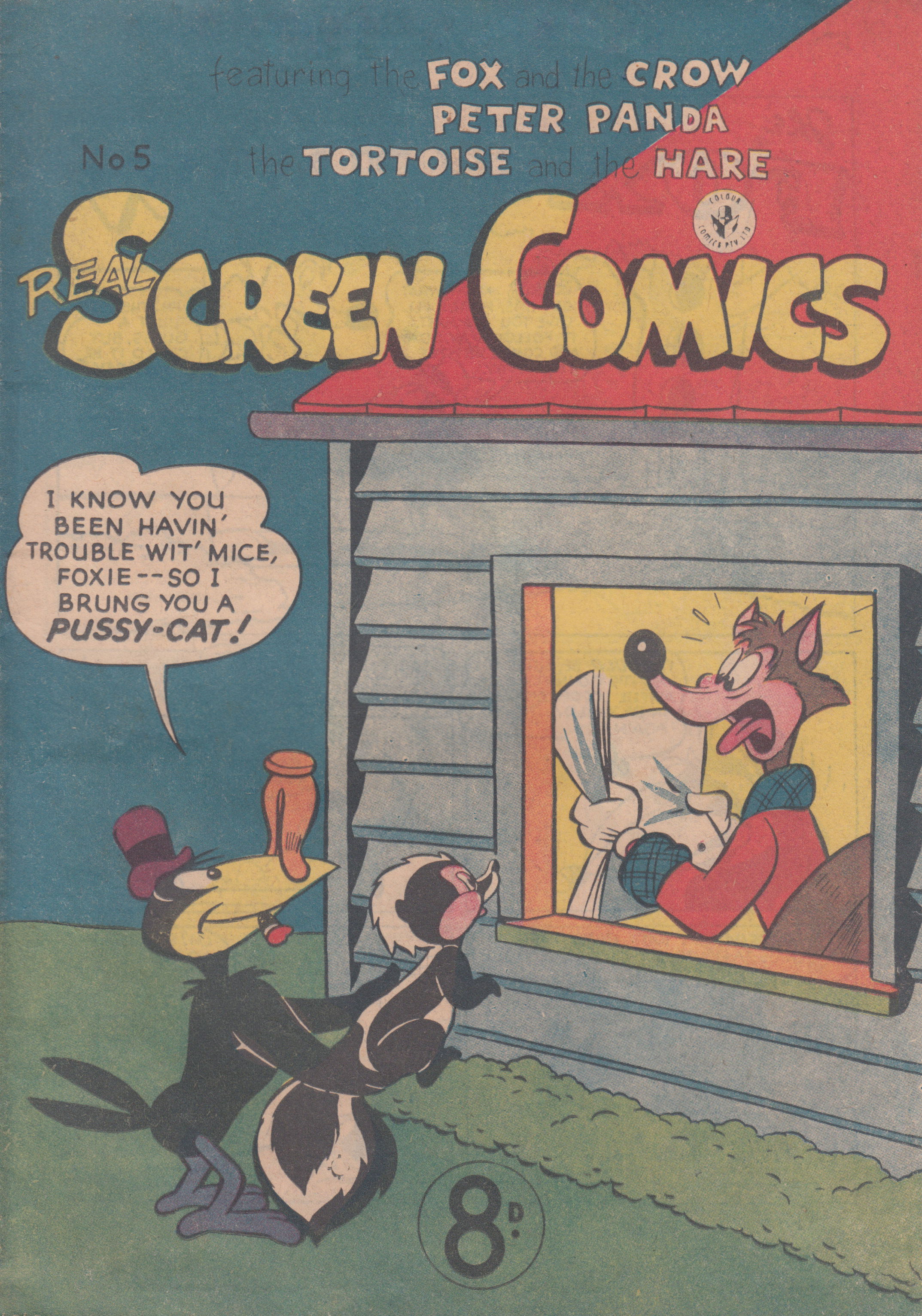 Real Screen Comics (Colour Comics, 1954 series) #5 ([September 1954?])