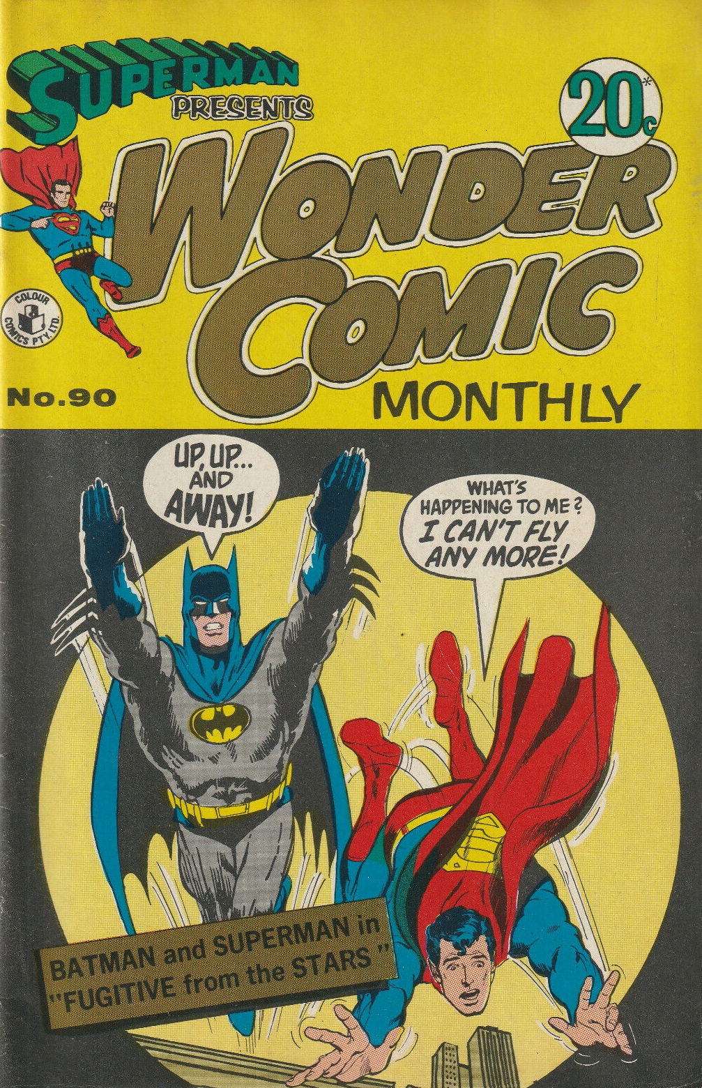 Superman Presents Wonder Comic Monthly (Colour Comics, 1965 series) #90 ([October 1972?])