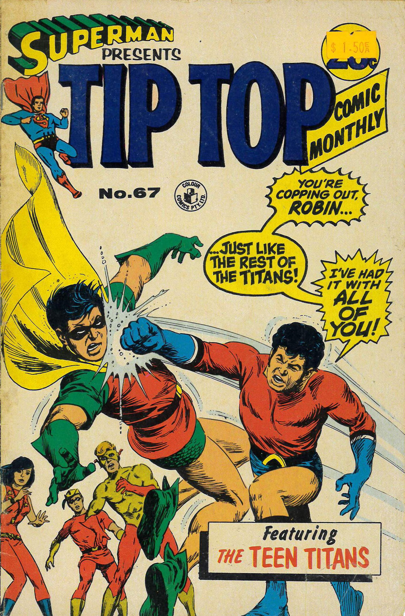 Superman Presents Tip Top Comic Monthly (Colour Comics, 1965 series) #67 ([November 1970?])