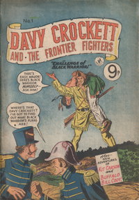 Davy Crockett and the Frontier Fighters (Colour Comics, 1956 series)  #1 ([January 1956]) — Challenge of Black Warrior!