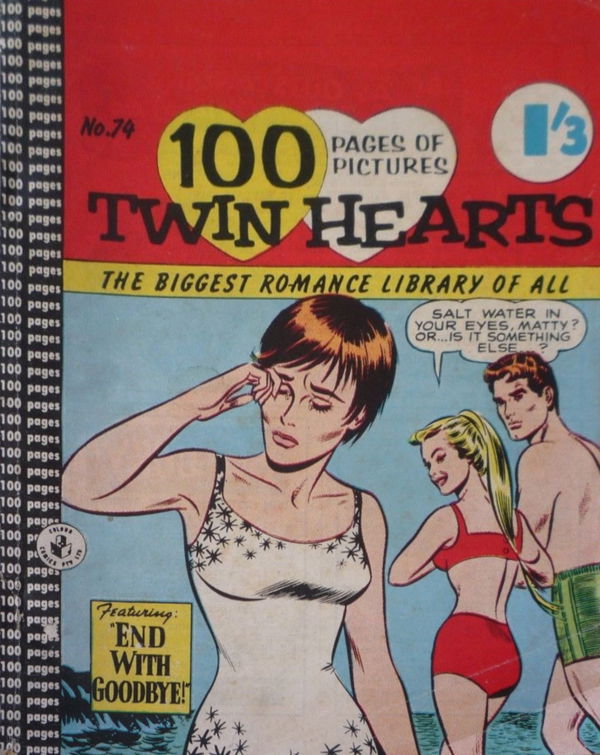 Twin Hearts (Colour Comics, 1958 series) #74 ([February 1964?])