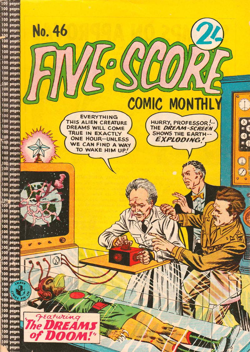 Five-Score Comic Monthly (Colour Comics, 1961 series) #46 ([February 1962?])