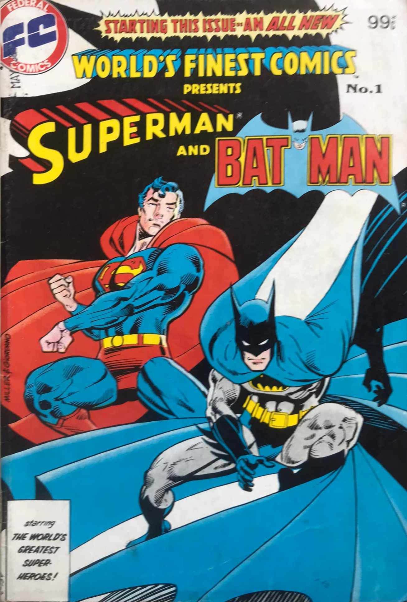 World's Finest Comics Starring Superman & Batman (Federal, 1984 series) #1 — World's Finest Comics Presents Superman and Batman ([February 1984])