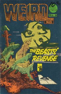 Weird Mystery Tales (KG Murray, 1973? series) #9 — The Beasts' Revenge