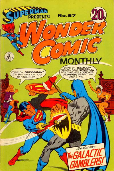 Superman Presents Wonder Comic Monthly (Colour Comics, 1965 series) #57 [January 1970?]