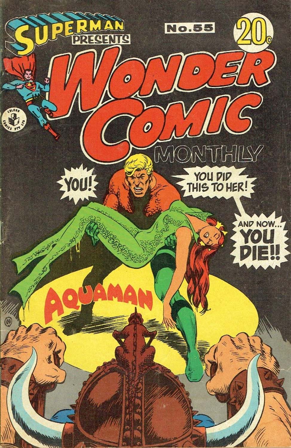 Superman Presents Wonder Comic Monthly (Colour Comics, 1965 series) #55 ([November 1969?])