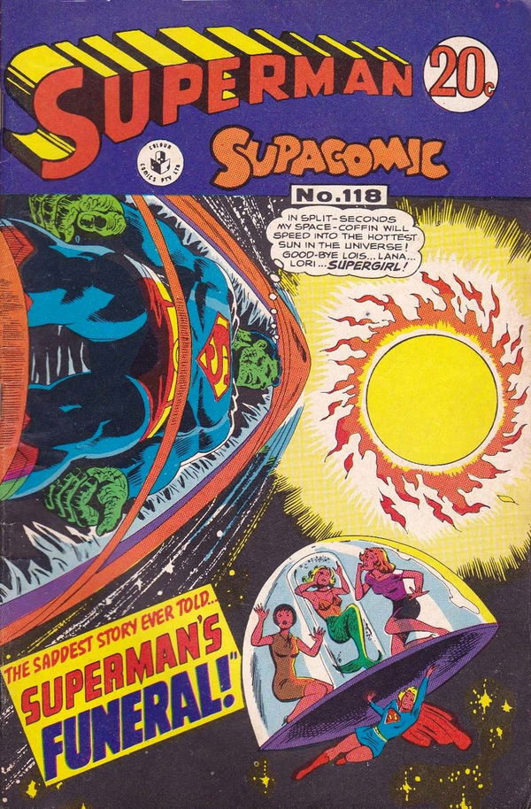 Superman Supacomic (Colour Comics, 1959 series) #118 ([June 1969])