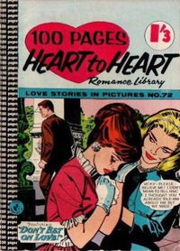 Heart to Heart Romance Library (Colour Comics, 1958 series) #72