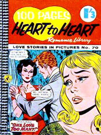 Heart to Heart Romance Library (Colour Comics, 1958 series) #70 ([March 1964?])