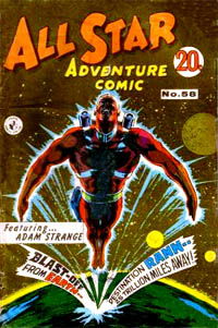 All Star Adventure Comic (Colour Comics, 1960 series) #58 [August 1969?]