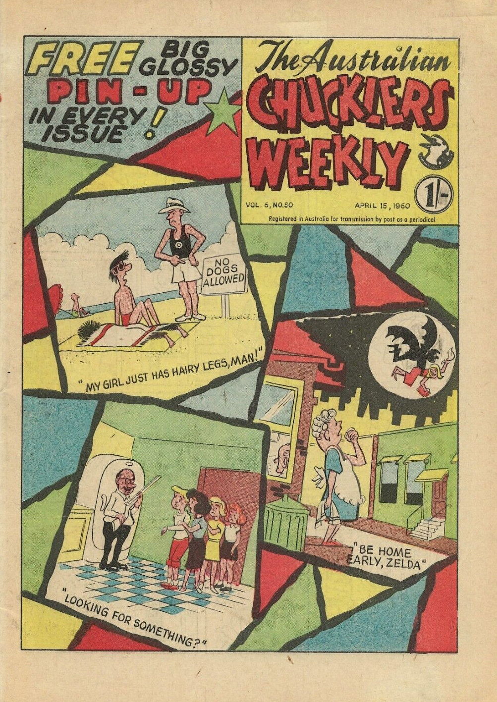 The Australian Chucklers Weekly (Chucklers, 1959 series) v6#50 [51] (15 April 1960)