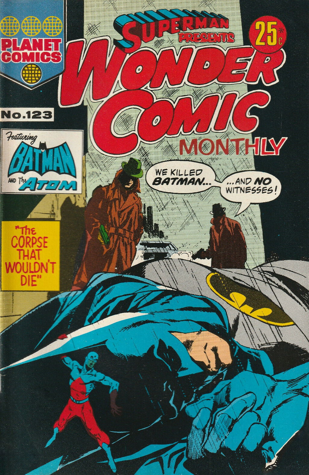 Superman Presents Wonder Comic Monthly (KG Murray, 1973 series) #123 ([July 1975?])