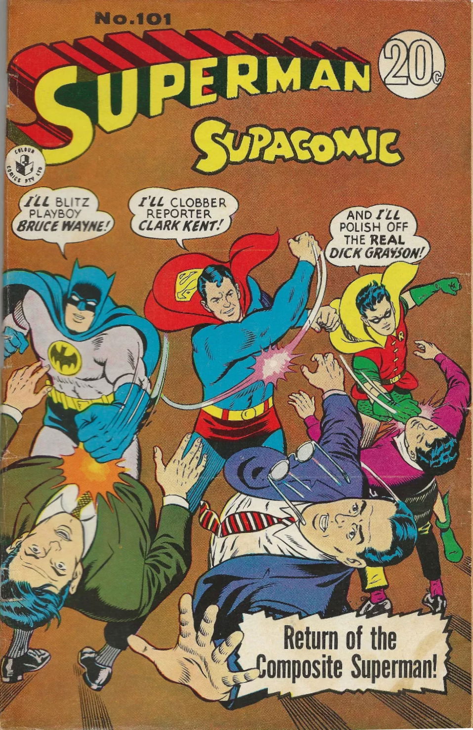 Superman Supacomic (Colour Comics, 1959 series) #101 ([January 1968])