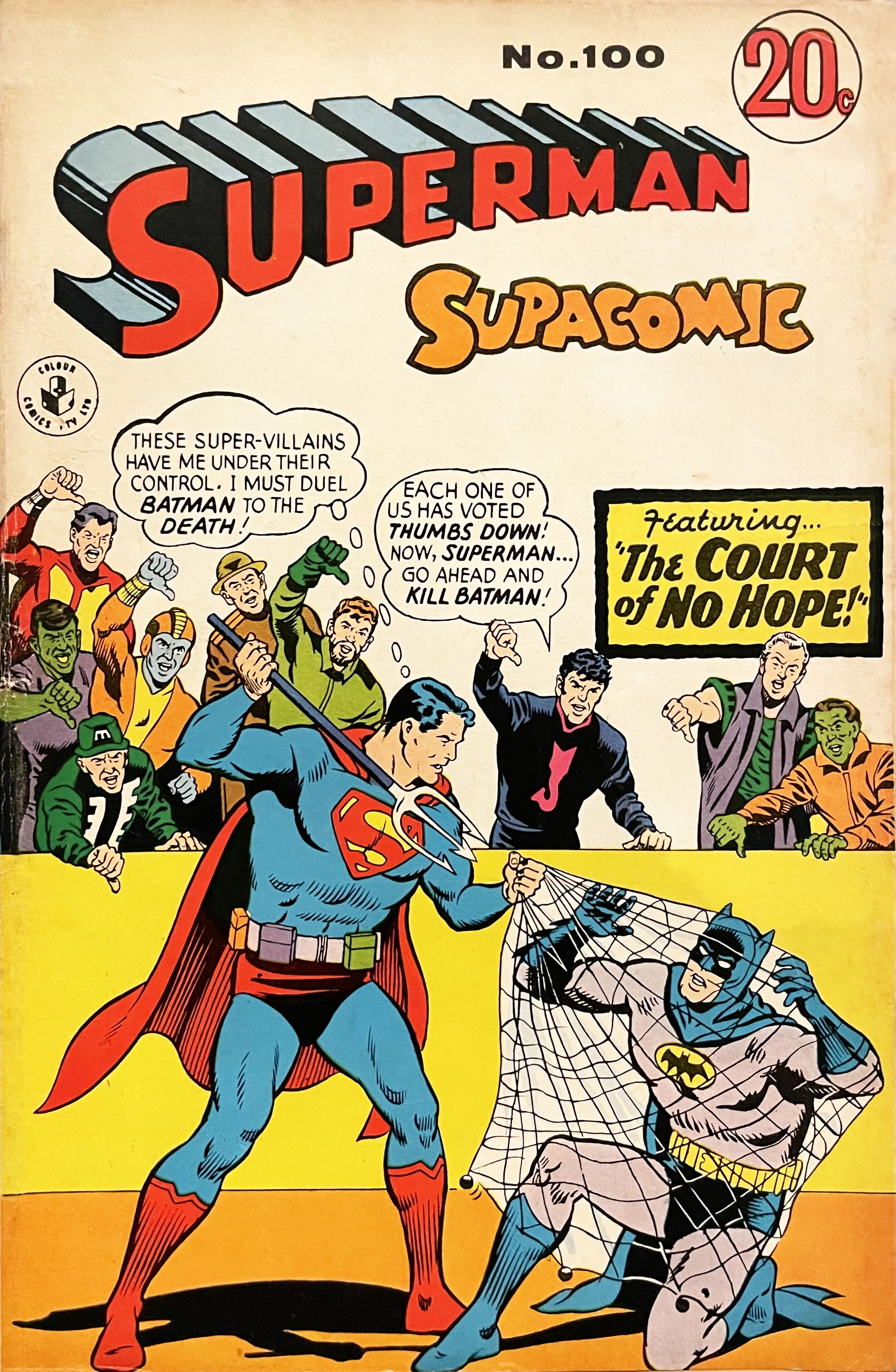 Superman Supacomic (Colour Comics, 1959 series) #100 ([December 1967?])