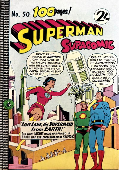 Superman Supacomic (Colour Comics, 1959 series) #50 [October 1963]